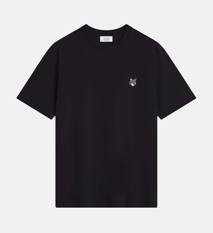 Casual Fox-embroidery T-shirt