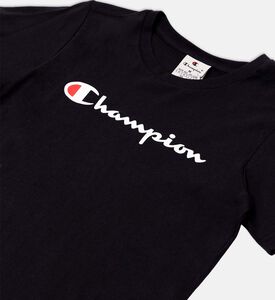 تيشيرت قطن جيرسيه بطبعة شعار