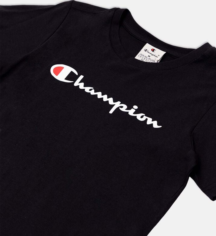 تيشيرت قطن جيرسيه بطبعة شعار