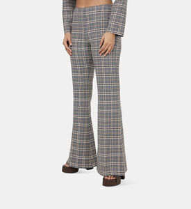 Penina Check Wool Suit Trousers