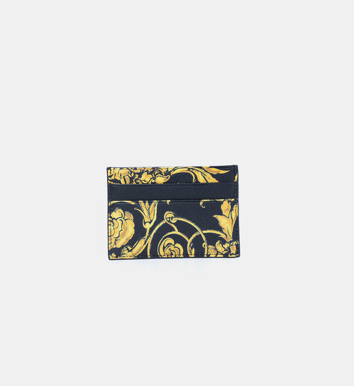 Baroque-print Card Holder