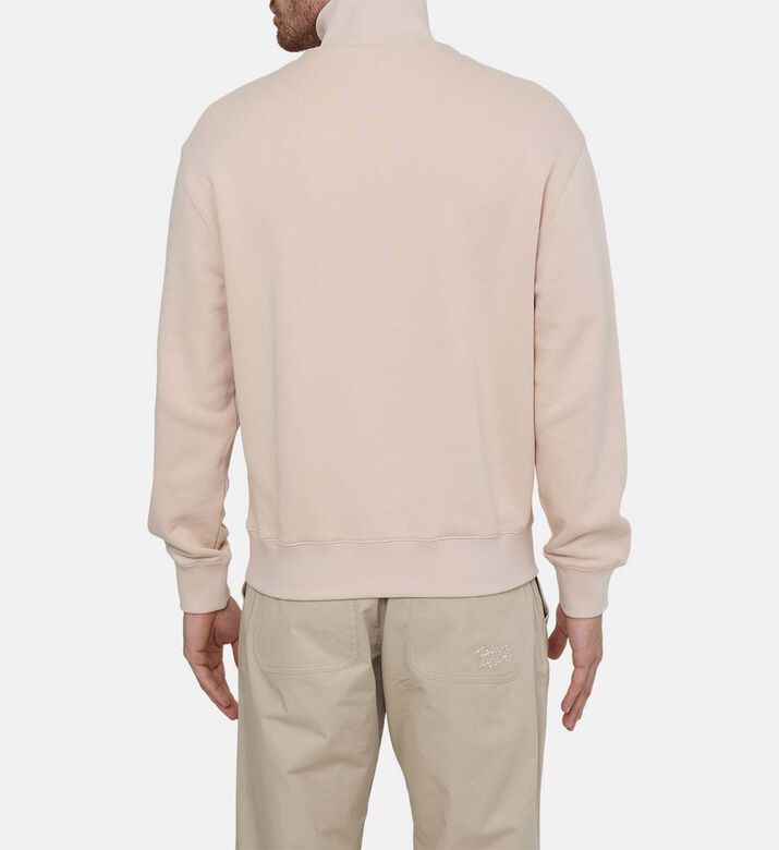 Fox Head Logo High Collar Sweatshirt