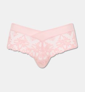 Chantelle Embroidered Shorty Briefs, Pink, L, Packshot View