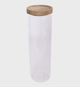 Gusta Airtight Lid Glass Storage Jar, Transparent, 9x30-cm, Packshot View