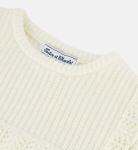 Preppy Hivernal Knit Ruffled Neck Vest Preppy Hivernal Knit Ruffled Neck Vest