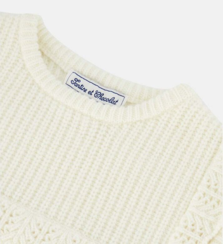 Preppy Hivernal Knit Ruffled Neck Vest Preppy Hivernal Knit Ruffled Neck Vest