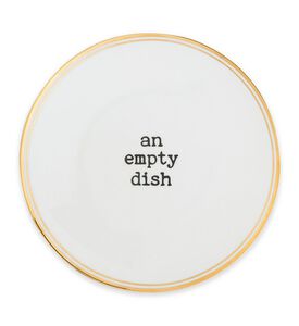 طبق بورسلين بتصميم طبق فارغ