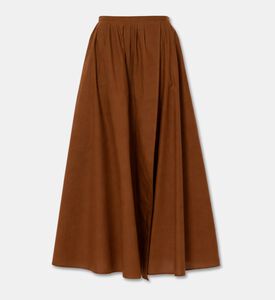 Forte-Forte Cotton Poplin A-line Long Skirt, Packshot View