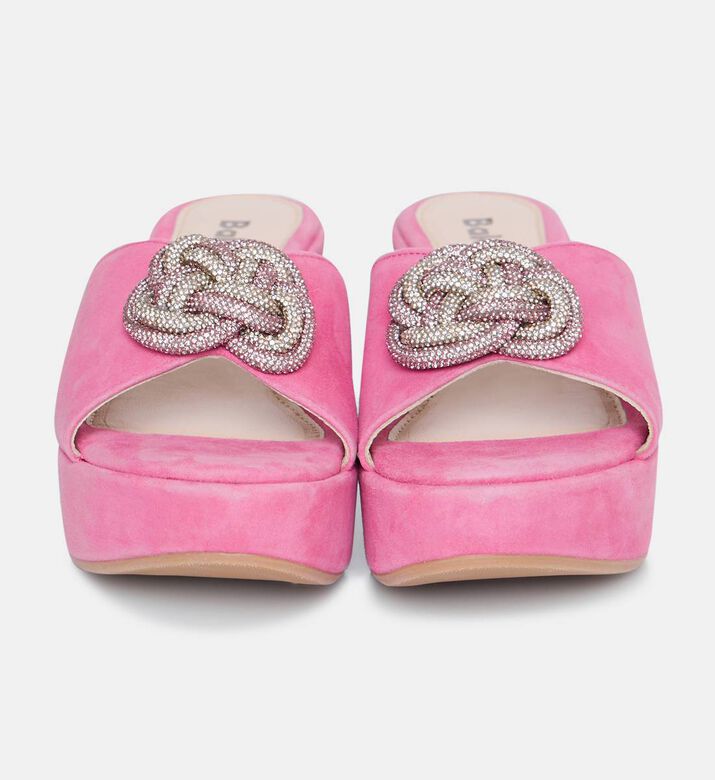 Suede Open-toe Mules Suede Open-toe Mules