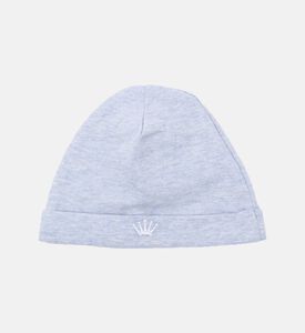 My First Collection Embroidered Crown Hat, Blue, Packshot View