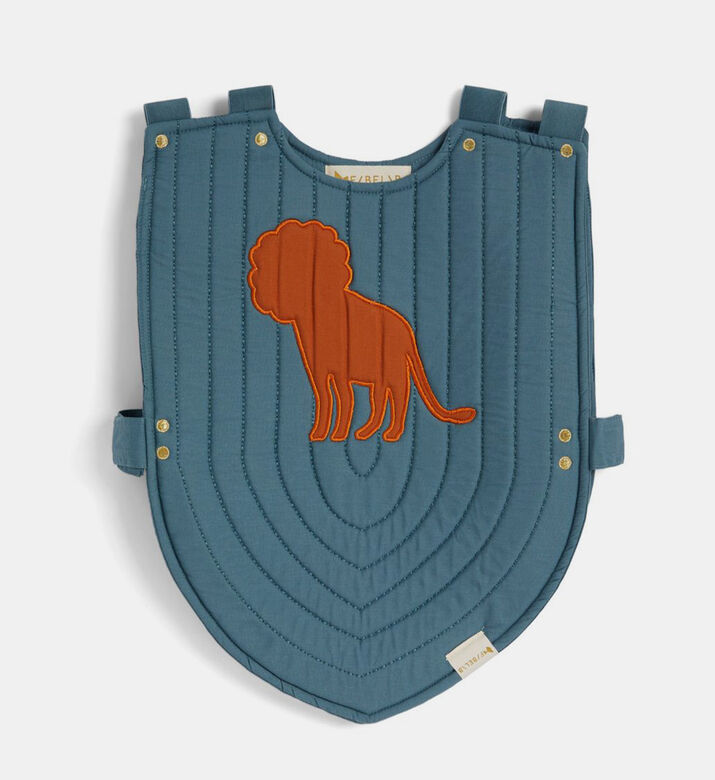 طقم درع فارس تنكري برسمة أسد