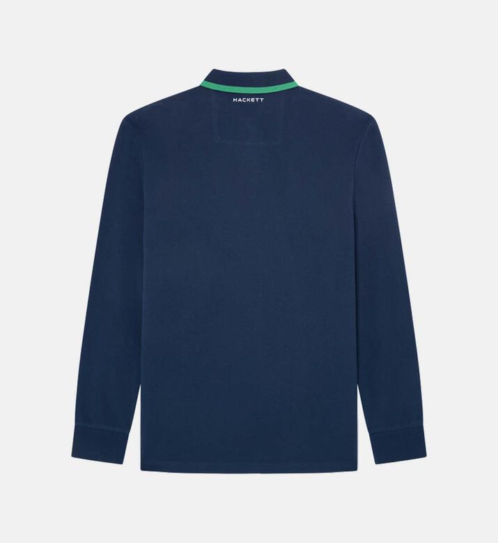 Cotton Tipped Sweater Polo Shirt