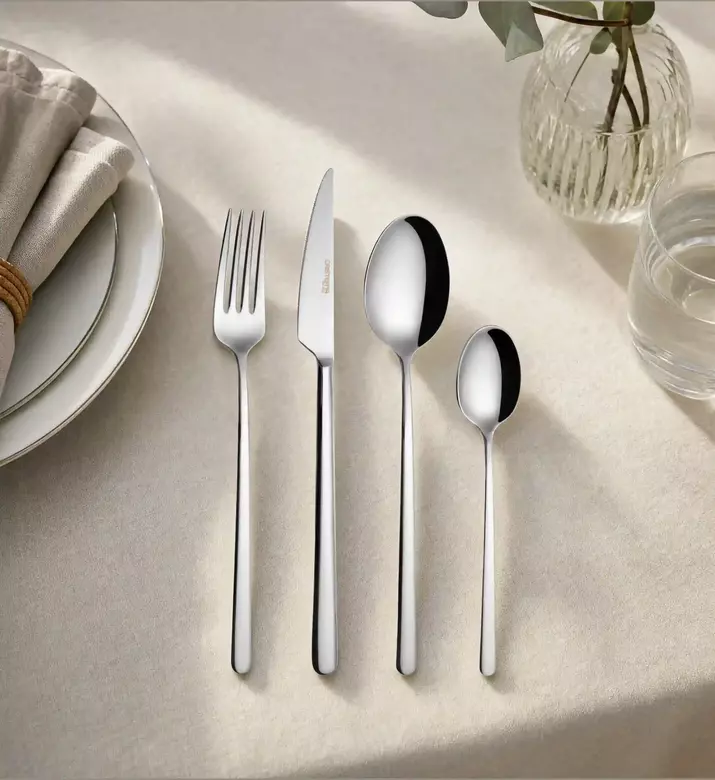Cristema Tokyo Shiny-finish 130-piece Cutlery Set, Model View