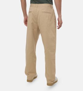 Les Deux Romeo Pleated Chino Pants, Cream, 36-32, Model View