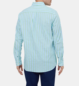 قميص دوبي مخطط بصف أزرار