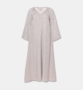Beatrice B Linen V-neck Maxi Dress, Packshot View
