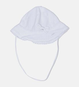 قبعة أطفال مزينة بعقدة جانبية