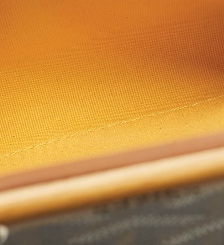 Goyard Preowned Goyard Goyardine Coated Canvas Leather Mini Monte Carlo Case, Packshot View