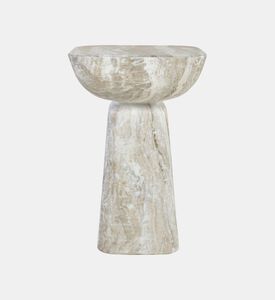 Balance Glass Fiber Marbled Stool