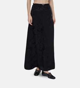 تنورة جيمينو بنقشة سلسلة حريرية