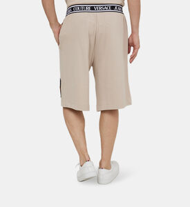 Maxi Logo Cotton Fleece Shorts