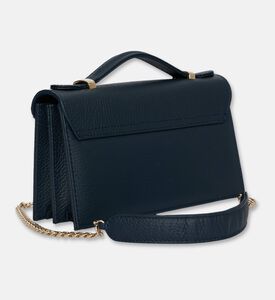 Maya.M Glam Leather Square Bag, Navy, Packshot View