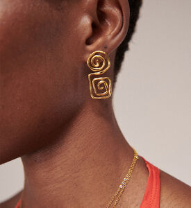 Ottoman Hands Earng Megara Geo.spiral Stud, Packshot View