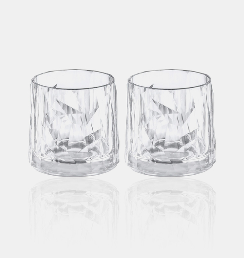 Plastic Water Superglass 2-piece Set
