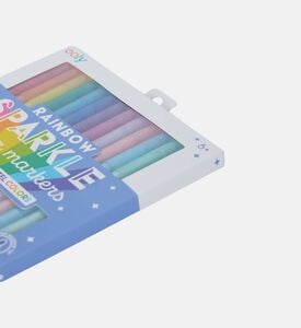 Rainbow Sparkle 15-piece Glitter Markers Set Rainbow Sparkle 15-piece Glitter Markers Set