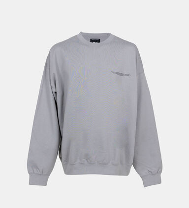 Cotton Graphic-print Crewneck Sweatshirt