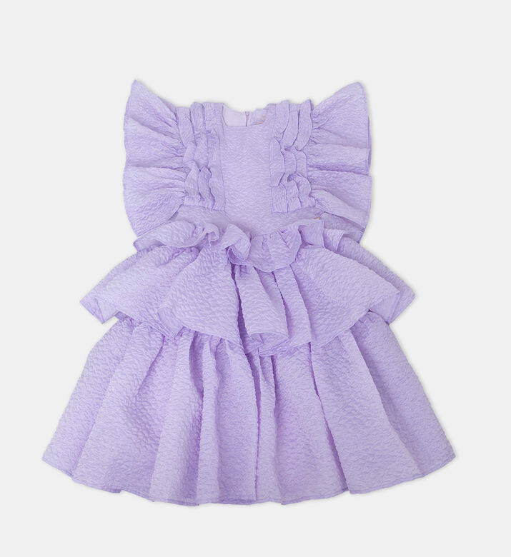 Girl Ruffle Peplum Dress