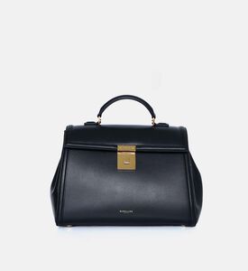 Leather Top Handle Bag