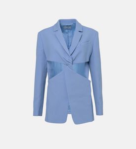 Twisted Cut-out Tailored Jacket