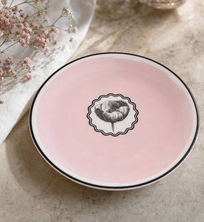 Vista Alegre Herbariae Dessert Plate, Model View
