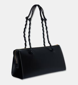 Jil Sander Tangle Tent Leather Shoulder Bag, Black, Packshot View