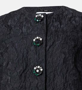 Boxy-fit Cropped Peplum Jacket Boxy-fit Cropped Peplum Jacket