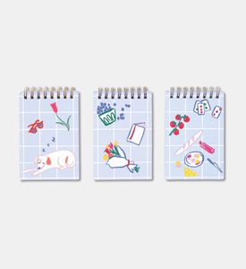 Kate Spade New York Park Picnic 3-piece Spiral Notepad Set, Packshot View
