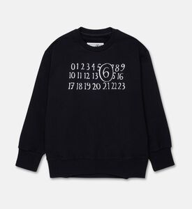 MM6 Numeric Logo-print Sweatshirt, Packshot View