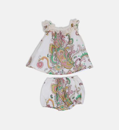 Paisley Print Two-piece Set