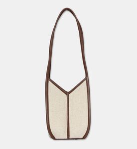 Hereu Canvas Paneling Bucket Shoulder Bag, Packshot View