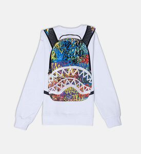 Les Backpack-in-the Crew Sweatshirt