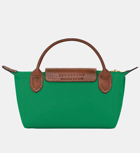 حقيبة لو بلياج بمقبض أخضر