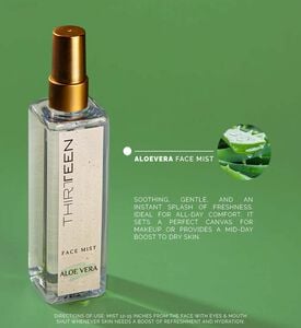 Thirteen Aloe Vera Face Mist, Packshot View Thirteen Aloe Vera Face Mist, Packshot View