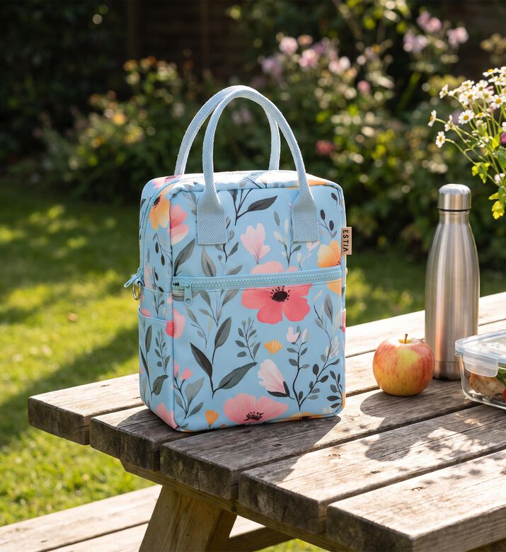 Estia Sky Garden Insulated Lunch Bag, Model View