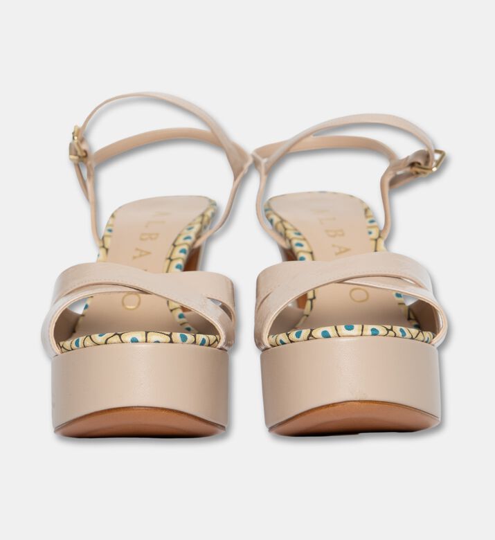 Albano Shoes High Naplak, Nude, Eu-41, Packshot View