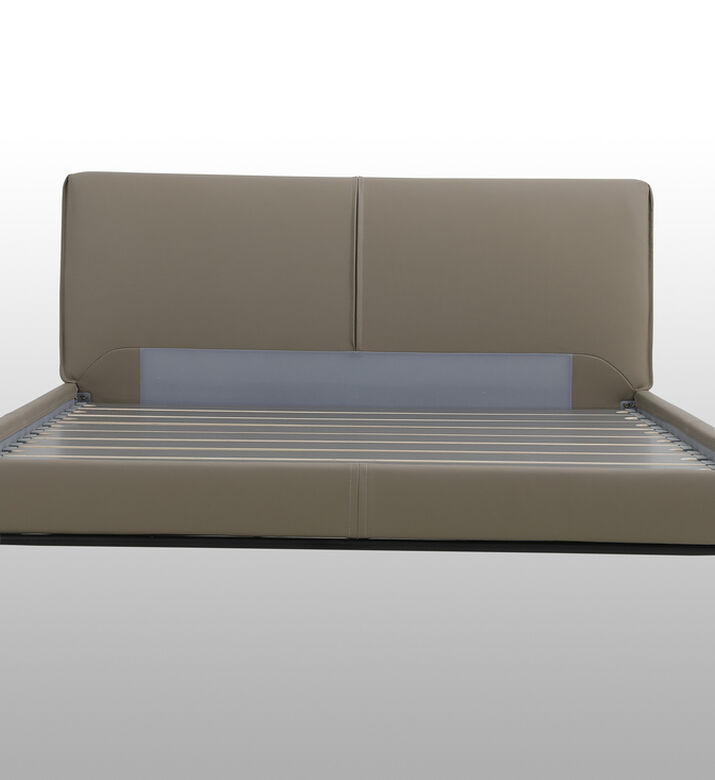 سرير كارمن ذو اللوح الأمامي من الجلد