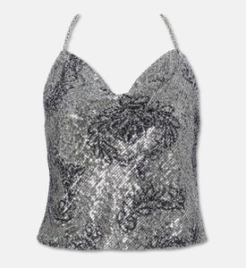 Ba and Sh Sequined Sleeveless Top, Packshot View