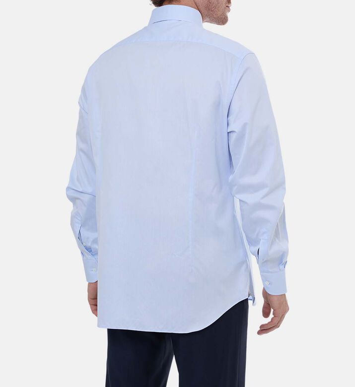 قميص قطن بصف أزرار