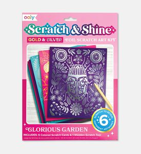 Ooly Scratch Shine Glorious Garden, Packshot View