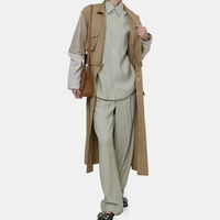 Cupro Oversized Linen Blend Shirt